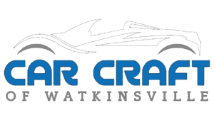 car craft of watkinsville logo white